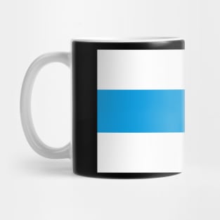 White blue white - New Russian Flag Mug